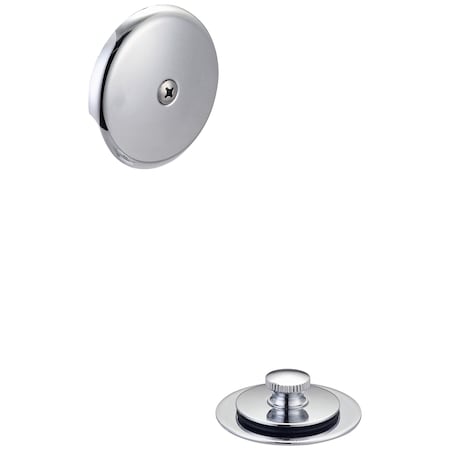 Olympia Overflow and Waste Drain Trim Kit in Chrome D-820TE